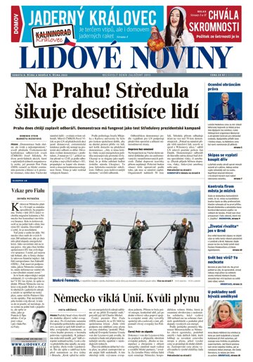 Obálka e-magazínu Lidové noviny 8.10.2022