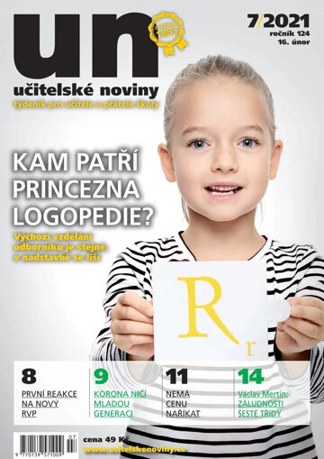 Obálka e-magazínu Učitelské noviny 7/2021