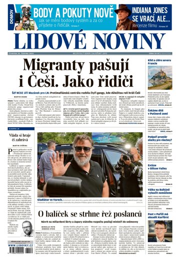 Obálka e-magazínu Lidové noviny 29.6.2023