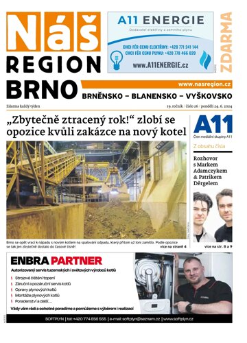 Obálka e-magazínu Náš Region - Brno 26/2024