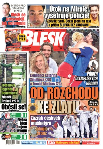 Obálka e-magazínu Blesk 3.8.2024