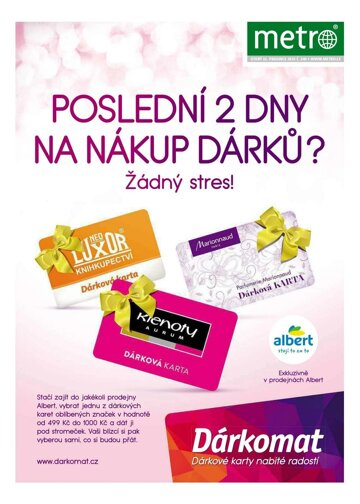 Obálka e-magazínu deník METRO 22.12.2015