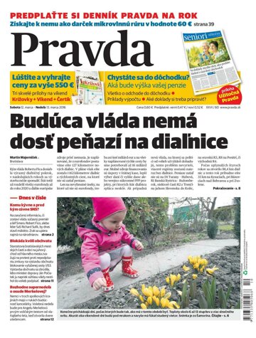 Obálka e-magazínu Pravda 12.3.2016