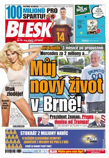 Obálka e-magazínu Blesk 30.8.2017