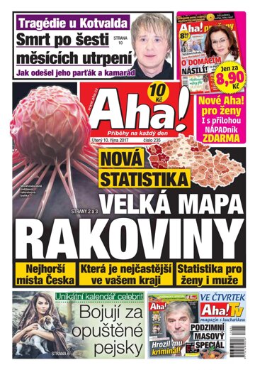 Obálka e-magazínu AHA! 10.10.2017