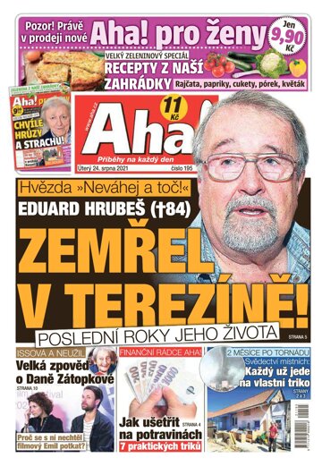 Obálka e-magazínu AHA! 24.8.2021