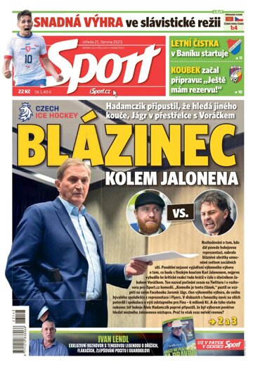 Obálka e-magazínu Sport 21.6.2023