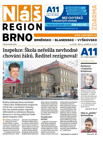 Obálka e-magazínu Náš Region - Brno 33/2024