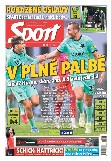 Obálka e-magazínu Sport 25.11.2024