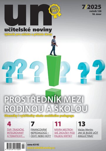 Obálka e-magazínu Učitelské noviny 7/2025