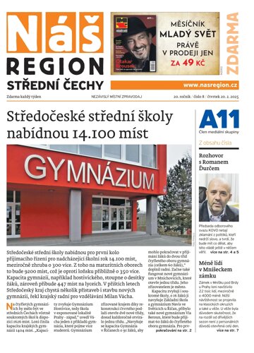 Obálka e-magazínu Náš Region - Střední Čechy 8/2025