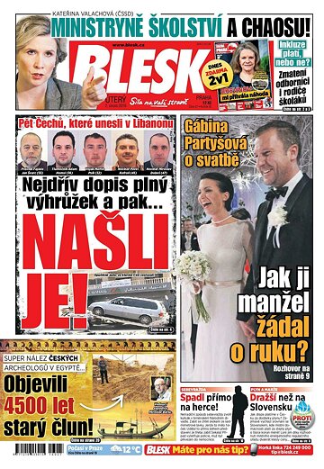 Obálka e-magazínu Blesk 2.2.2016