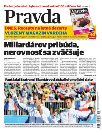 Obálka e-magazínu Pravda 12.8.2016