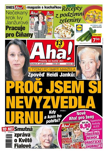 Obálka e-magazínu AHA! 21.9.2017