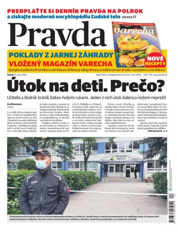 Obálka e-magazínu Pravda 12. 6. 2020