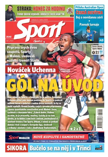 Obálka e-magazínu Sport 11.1.2025