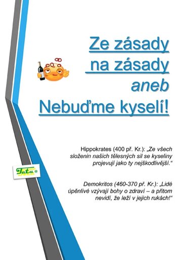 Obálka knihy Ze zásady na zásadu aneb Nebuďme kyselí!