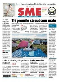 Obálka e-magazínu SME 11.7.2014