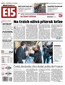 Obálka e-magazínu E15 17.7.2014