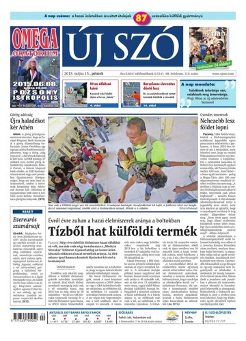 Obálka e-magazínu Új Szó 15.5.2015