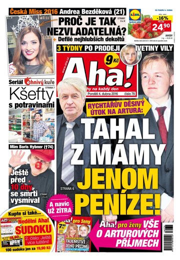 Obálka e-magazínu AHA! 4.4.2016