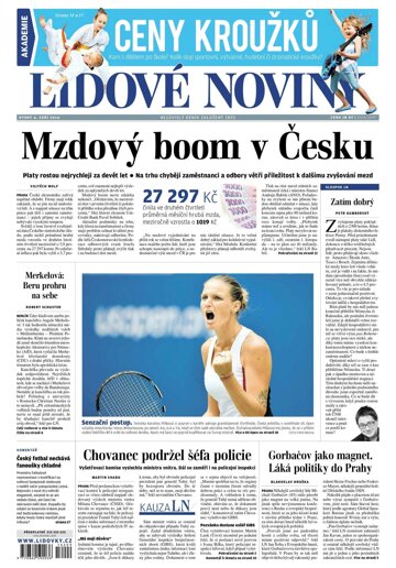 Obálka e-magazínu Lidové noviny 6.9.2016