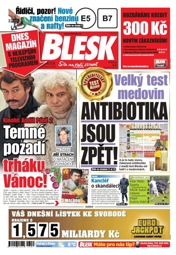 Obálka e-magazínu Blesk 9.12.2016