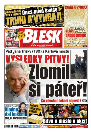 Obálka e-magazínu Blesk 30.9.2017