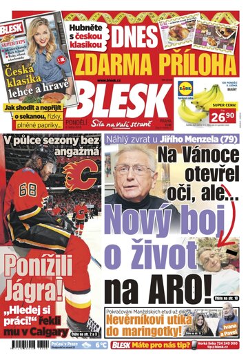 Obálka e-magazínu Blesk 8.1.2018