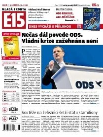 Obálka e-magazínu E15 5.11.2012