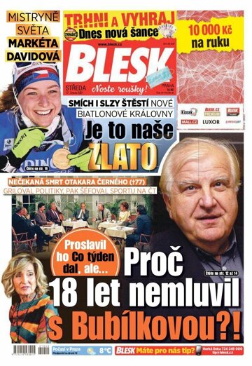 Obálka e-magazínu Blesk 17.2.2021