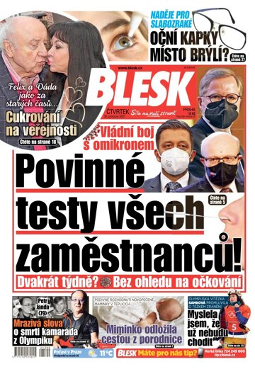 Obálka e-magazínu Blesk 30.12.2021