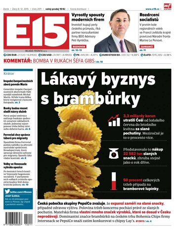 Obálka e-magazínu E15 8.12.2015