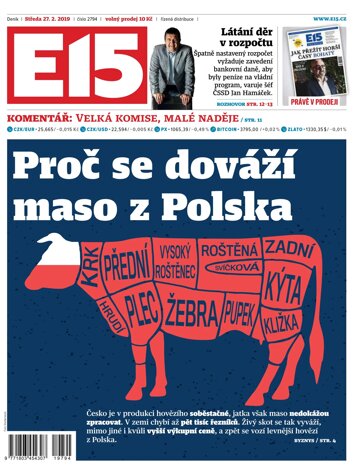 Obálka e-magazínu E15 27.2.2019