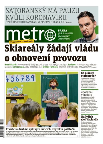 Obálka e-magazínu deník METRO 5.1.2021