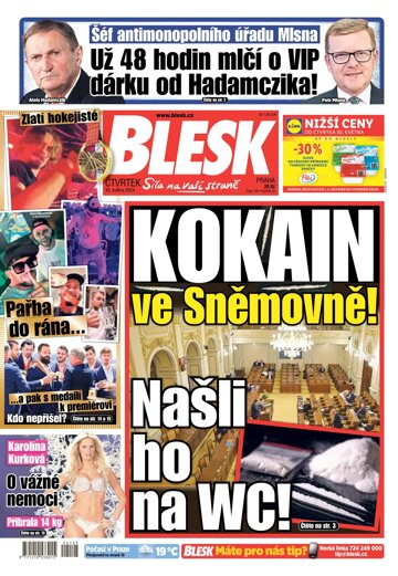 Obálka e-magazínu Blesk 30.5.2024