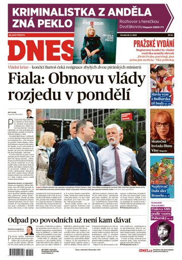 Obálka e-magazínu MF Dnes 26.9.2024