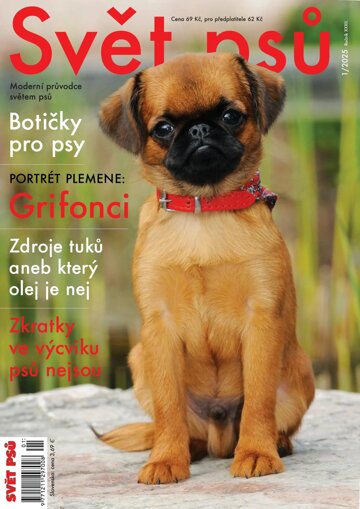 Obálka e-magazínu Svět psů 1/2025