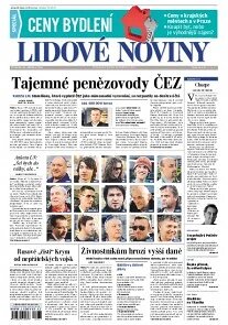 Obálka e-magazínu Lidové noviny 20.3.2014