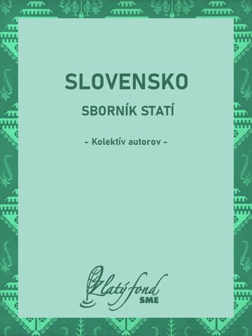 Obálka knihy Slovensko. Sborník statí