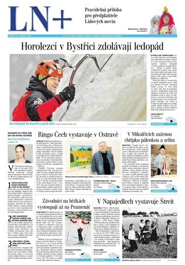 Obálka e-magazínu LN+ Čechy - 22.1.2016