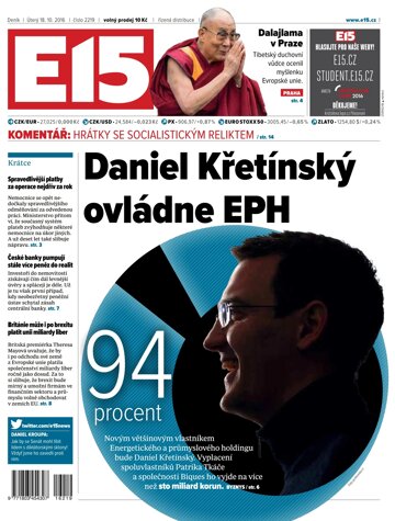 Obálka e-magazínu E15 18.10.2016