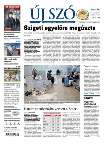 Obálka e-magazínu Új Szó 2.12.2016