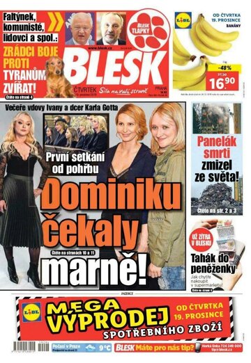 Obálka e-magazínu Blesk 19.12.2019