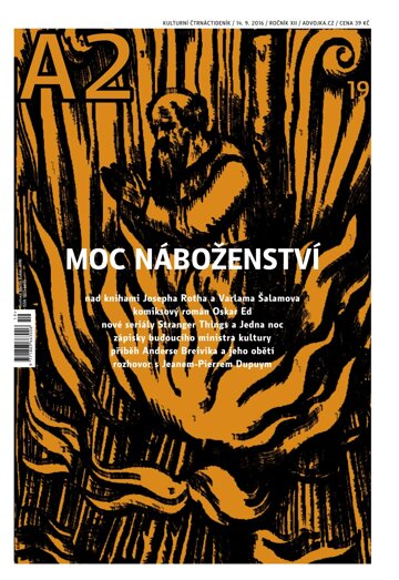 Obálka e-magazínu A2 kulturní čtrnáctideník 19/2016