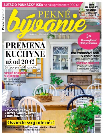 Obálka e-magazínu Pekné bývanie 7/2022