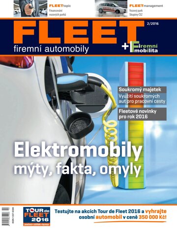 Obálka e-magazínu FLEET firemní automobily 2/2016