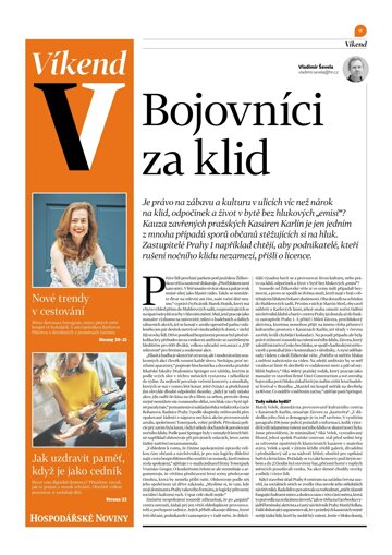 Obálka e-magazínu Hospodářské noviny - příloha Víkend 129 - 4.7.2024 Víkend
