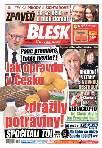 Obálka e-magazínu Blesk 29.8.2024