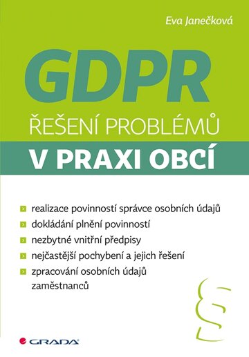 Obálka knihy GDPR - Řešení problémů v praxi obcí